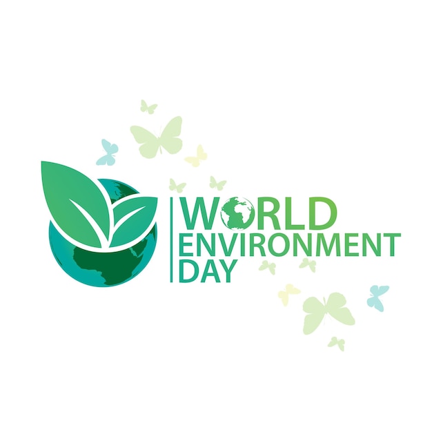 World environment day logo design template