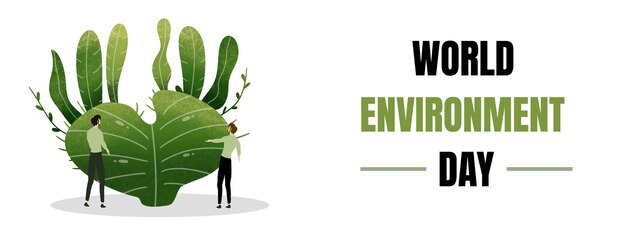 world environment day vector design