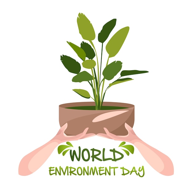 Vector world environment day