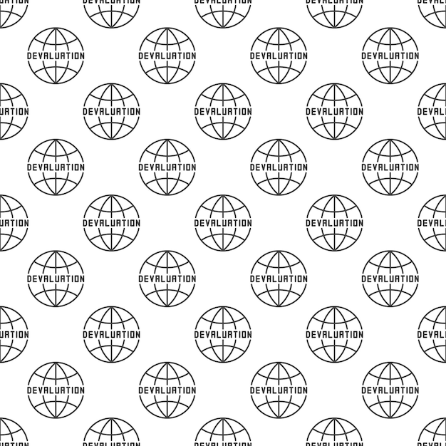 World Financial Crisis seamless pattern Earth Globe background