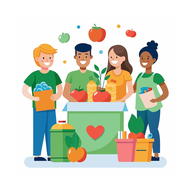 World food day concept illustration