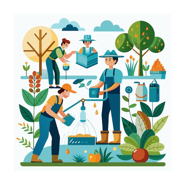 World food day concept illustration