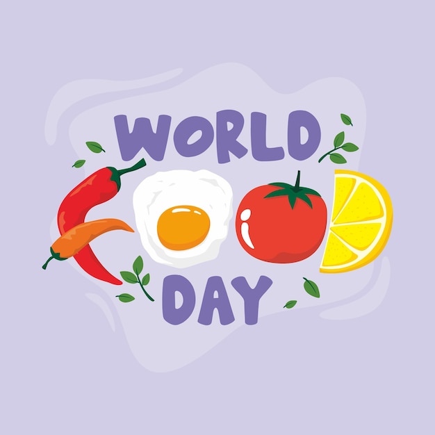 world food day illustration