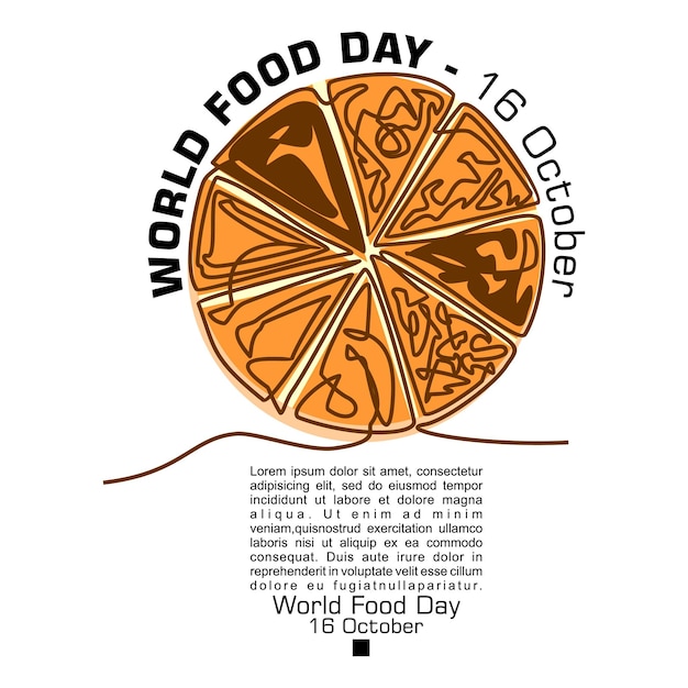 World Food Day poster and banner 16 October