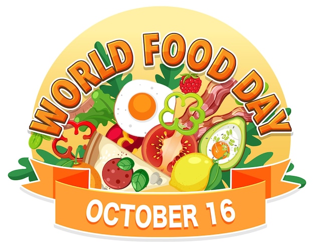 World food day text design