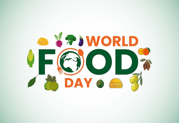 Vector world food day vector illustration design suitable for social media banners posters