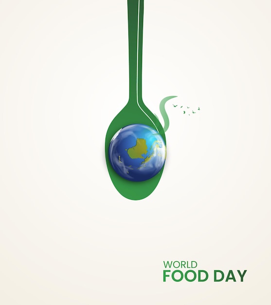 World Food Day World Food ads design for social media banner poster vector illustration