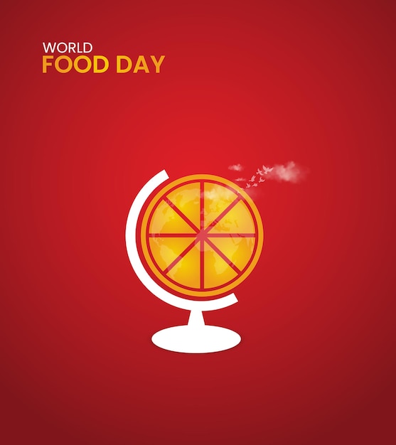 World Food Day World Food ads design for social media banner poster vector illustration