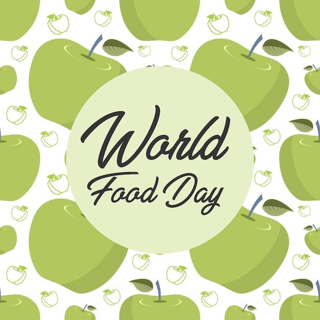 Vector world food day