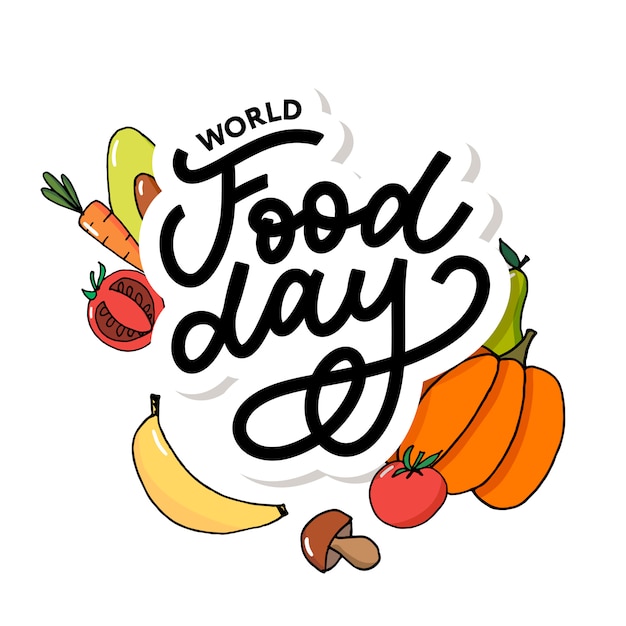 Vector world food day