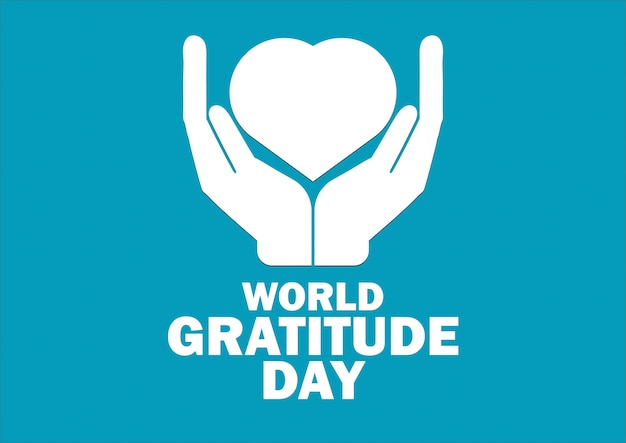 World gratitude day vector illustration suitable for greeting card poster and banner