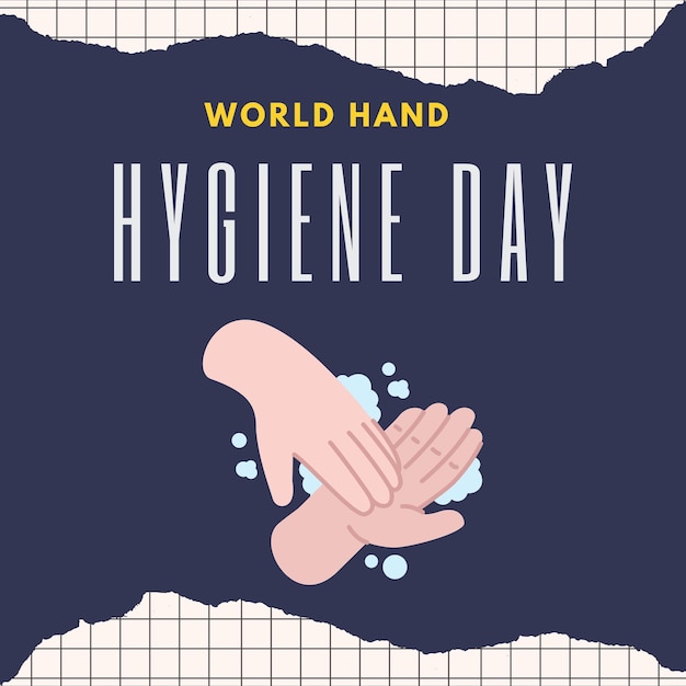 world hand hygiene day poster suitable for social media post