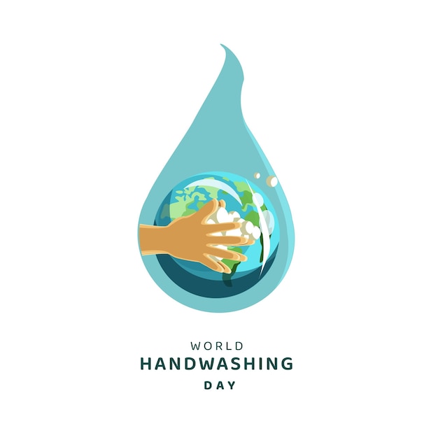 World handwashing day vector illustration