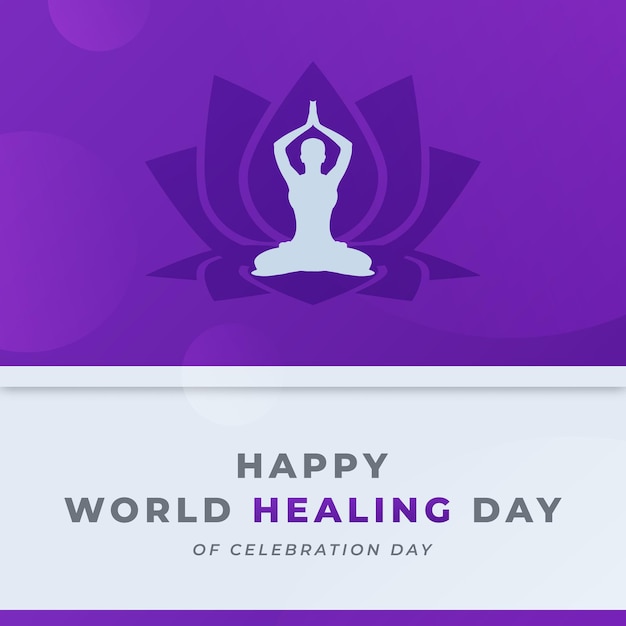 World Healing Day Celebration Vector Design Illustration for Background Poster Banner Advertising