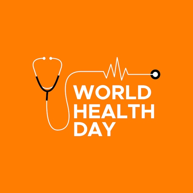 World health day banner template