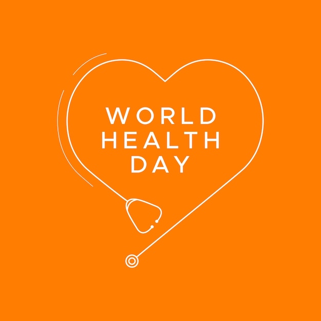 world health day banner template