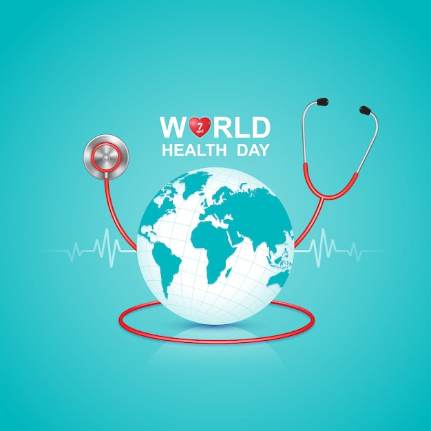 건강 및 의료를위한 세계 건강의 날 개념