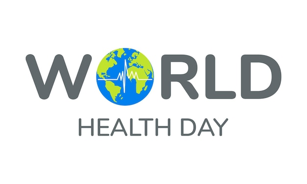 Vector world health day design world health day logo eps10