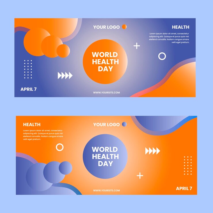 World Health Day Gradient Banner