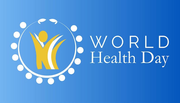 Vector world health day observed every year in april