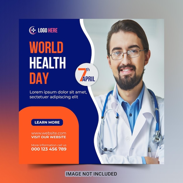 World health hay post design template