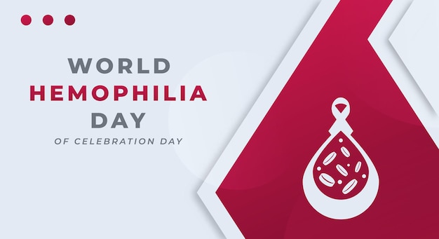 World Hemophilia Day Celebration Vector Design Illustration for Background Poster Banner Advertising