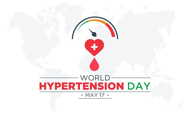 World Hypertension Day Is Observed Every Year On 17th May Vector Template For Hypertension Day Awareness Banner