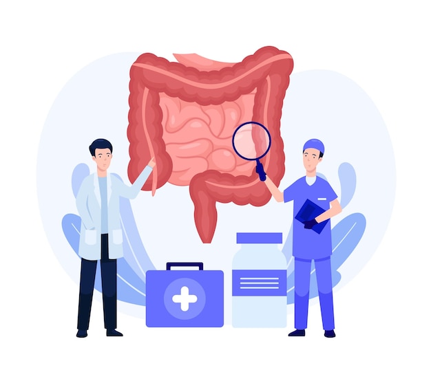 Illustrazione della giornata mondiale dell'ibd, giornata dell'ibd a tema medico