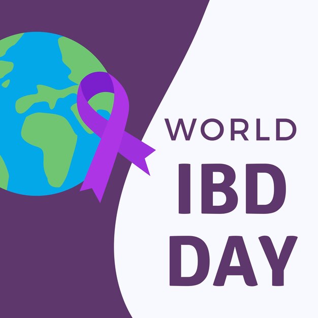 Vector world ibd day poster suitable for social media post