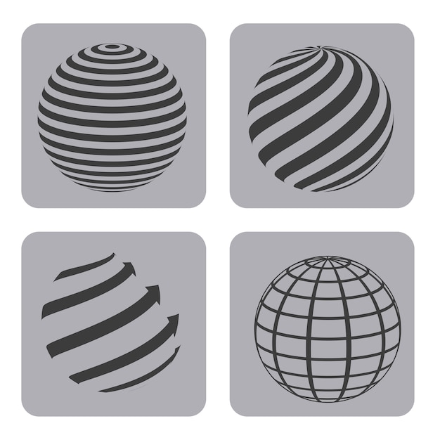 Vector world icon design, vector illustration eps10 graphic