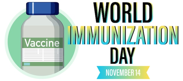 World immunization day banner design