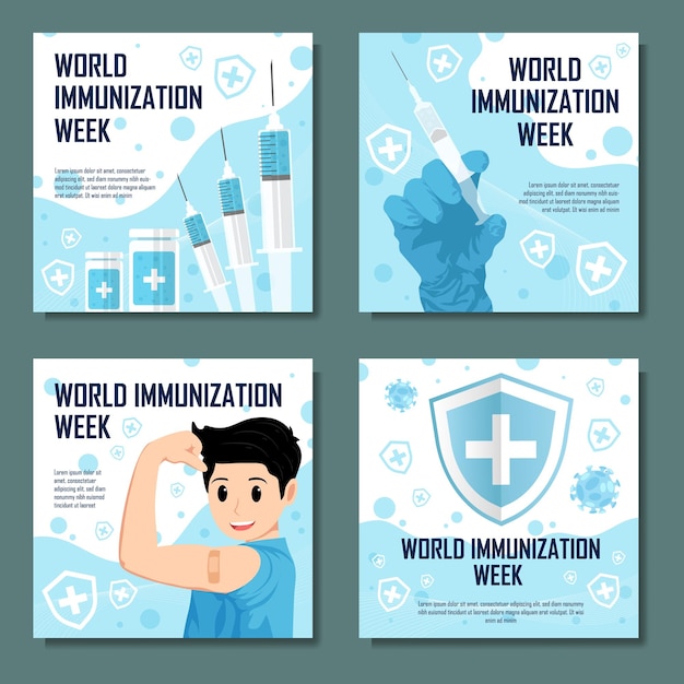 World Immunization Week Social Media Post