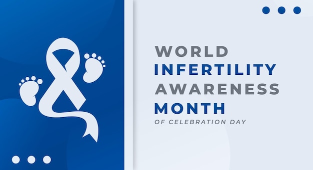 World Infertility Awareness Month Vector Design Illustration for Background Poster Banner Ads