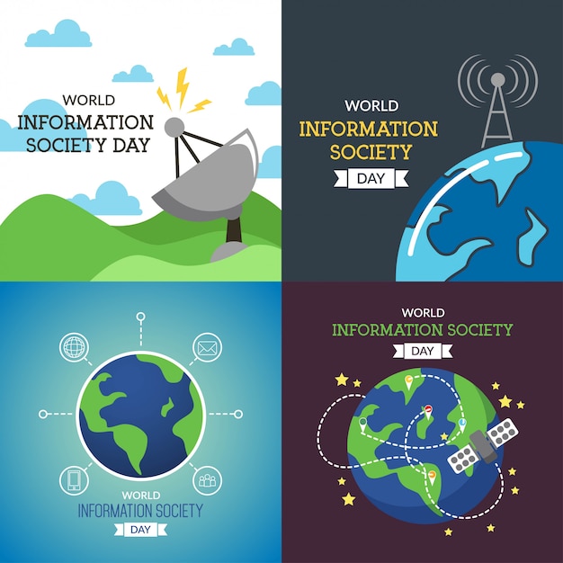 World Information Society Day Illustration