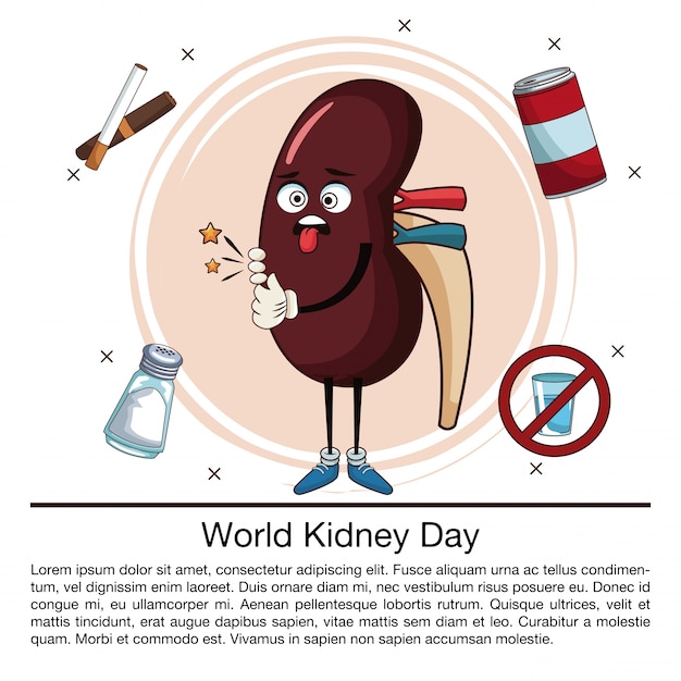 세계 신장의 날 Infographic 만화