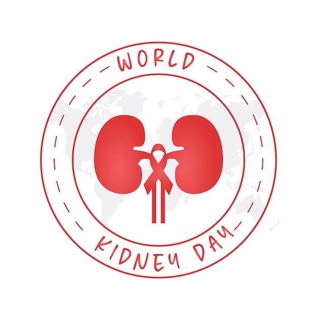 世界臓デー (World Kidney Day) は毎年3月14日に祝われている世界臓デーは医療意識ベクトルバナーフライヤーポスターソーシャルメディアのテンプレートデザイン