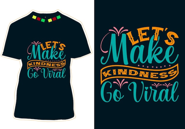 World kindness Day T-shirt design