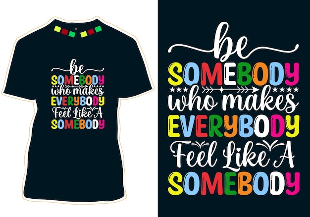 Design della maglietta per la giornata mondiale della gentilezza