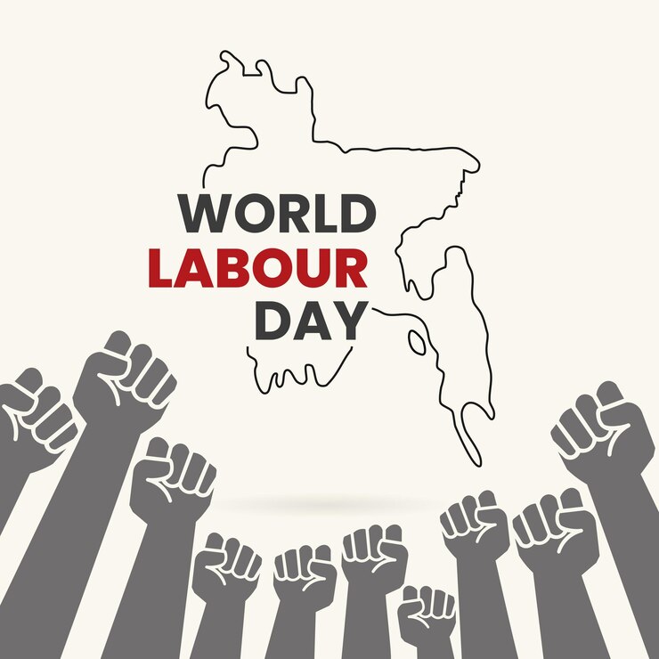 Premium Vector World labour day social media post design template vector illustration
