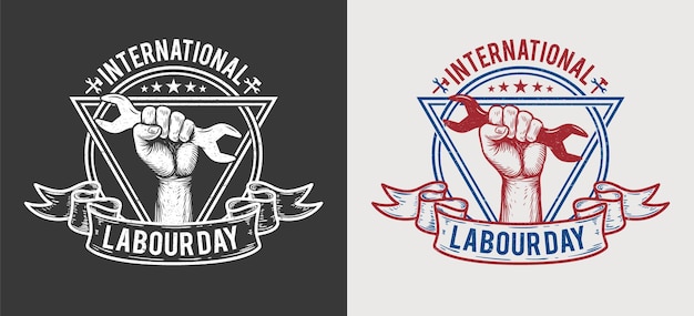 World labour day vector design