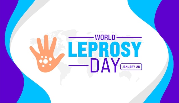 World leprosy day background design template use to background banner placard card book cover