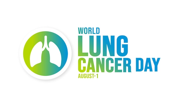 World Lung Cancer Day background template Holiday concept background banner placard card