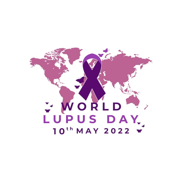 World lupus day international logo vector icon symbol illustration template