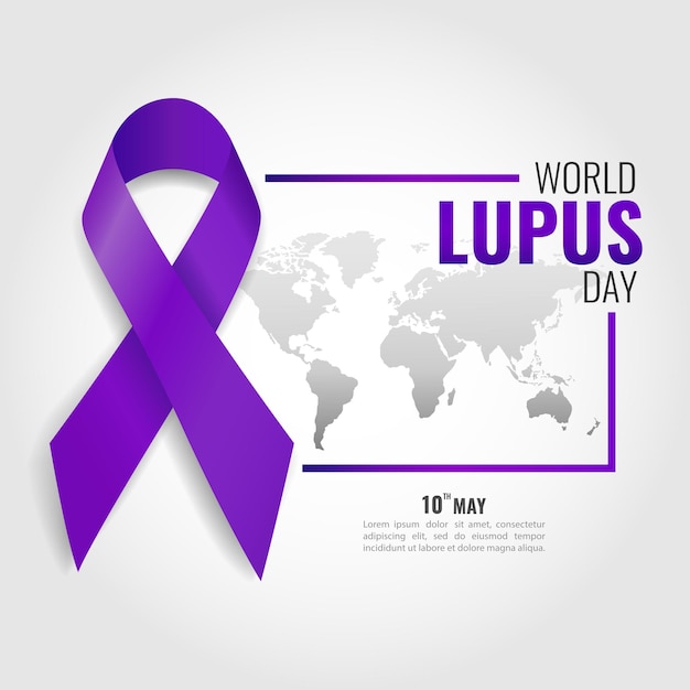 Vector world lupus day