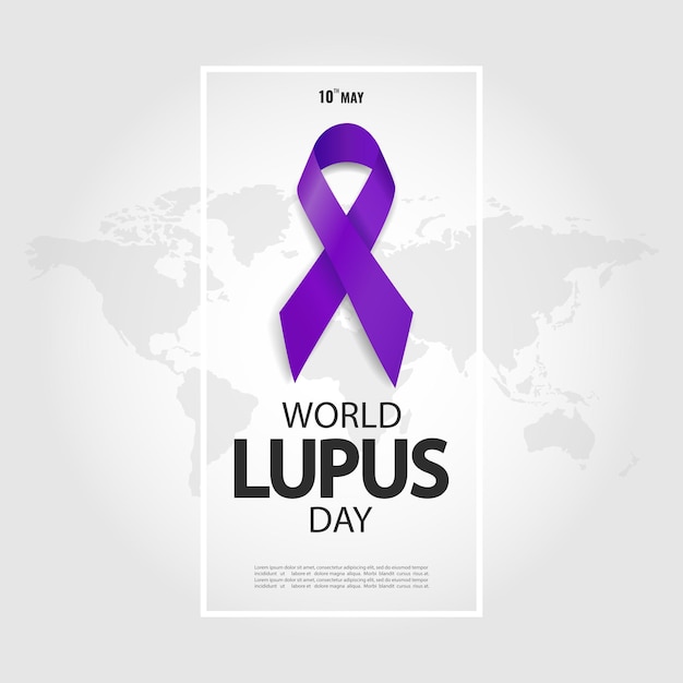 Vector world lupus day