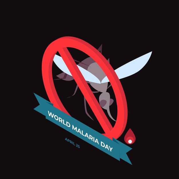 World Malaria Day 3d isometric