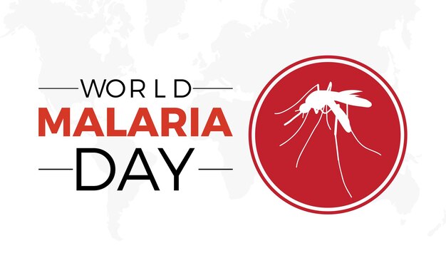 World Malaria Day Observed every year of April 25 Vector banner flyer poster and social medial template design