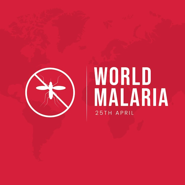 World malaria day social media post