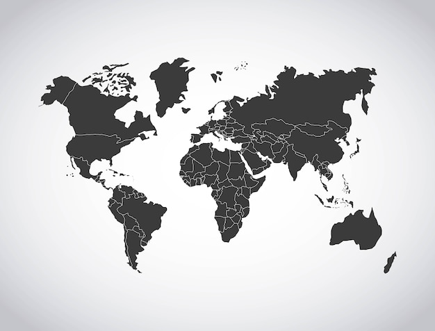 World map design  vector illustration