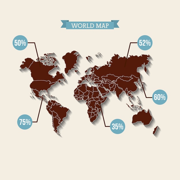 World map design